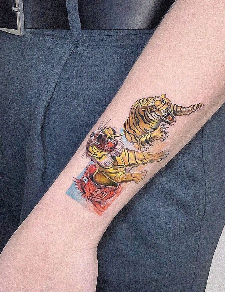 Salvador Dali's Gala and the Tigers Tattoo