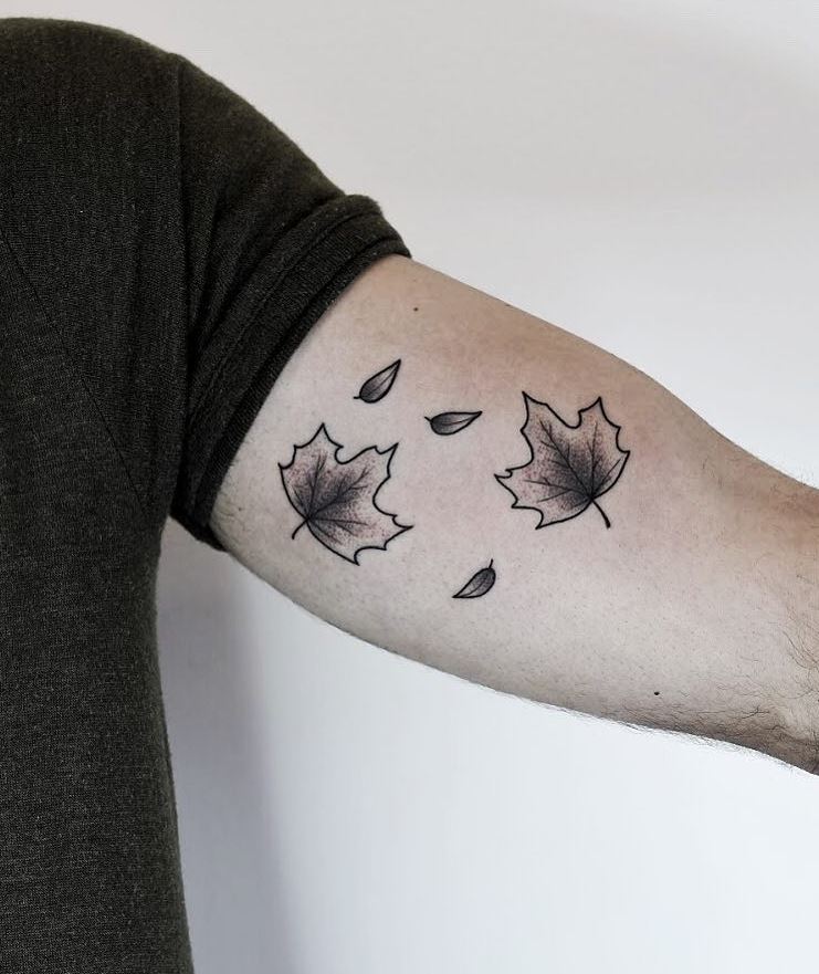 Maple Leaves Tattoo
