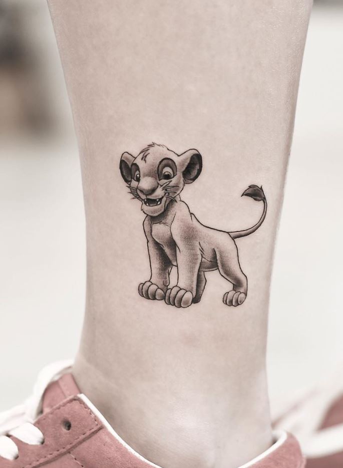 Simba From The Lion King Tattoo
