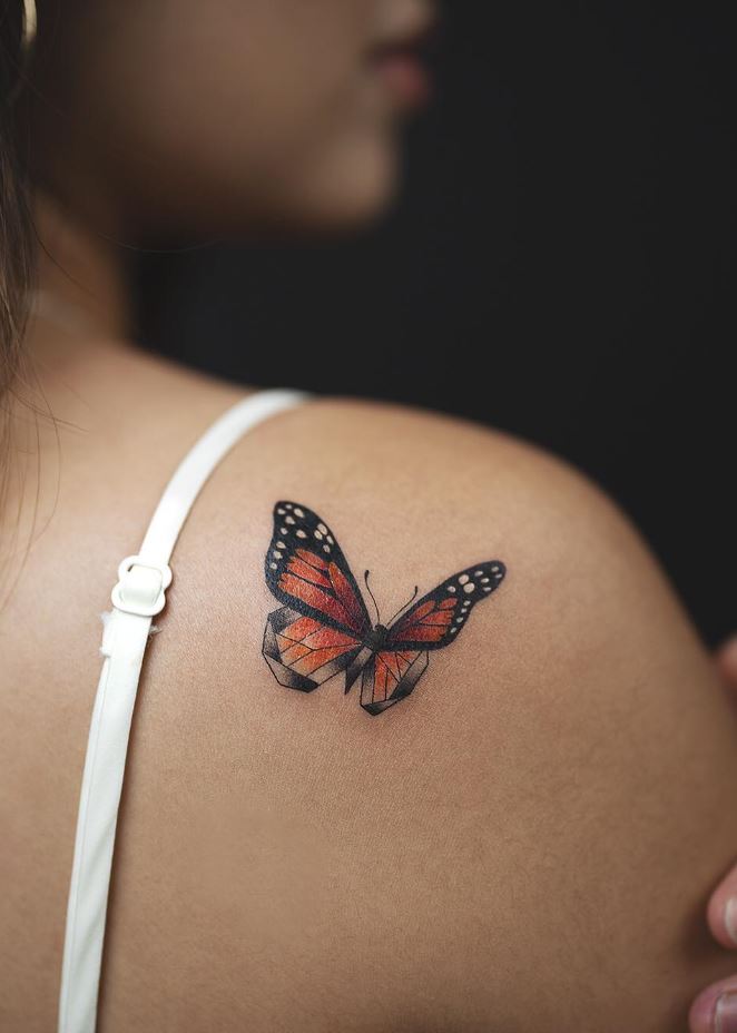 Small Butterfly Tattoo - TattManiaTattMania