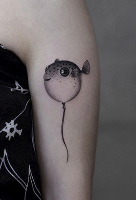 Baloon Fish Tattoo