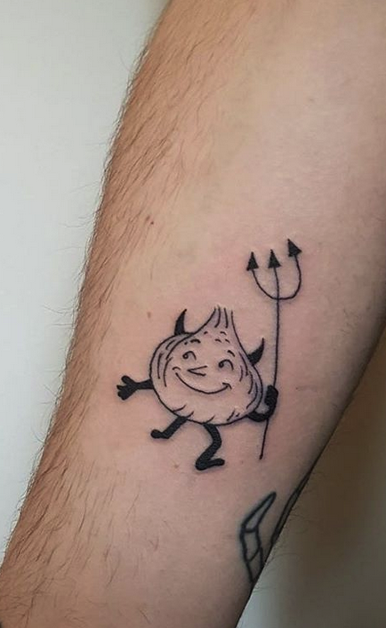 Devil Onion Tattoo