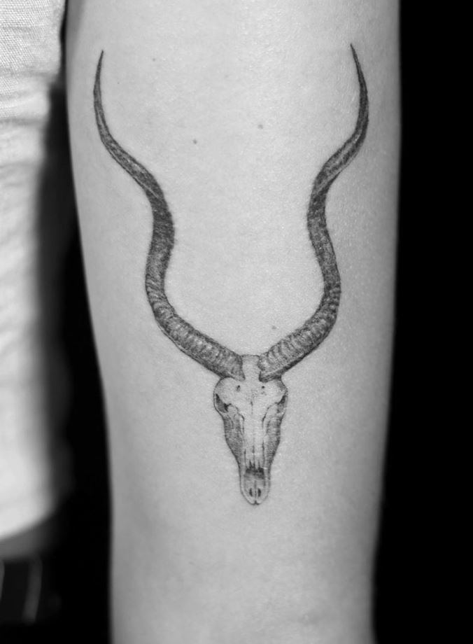 Antelope Skull Tattoo