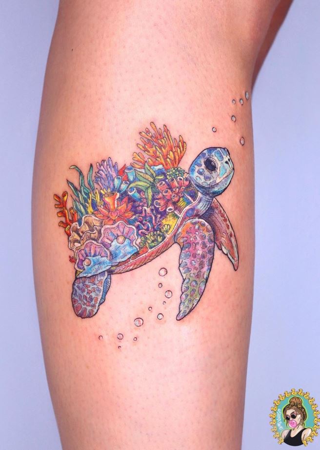 Magical Turtle Tattoo