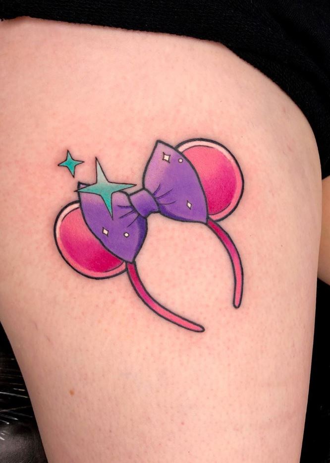 Minnie Ears Tattoo