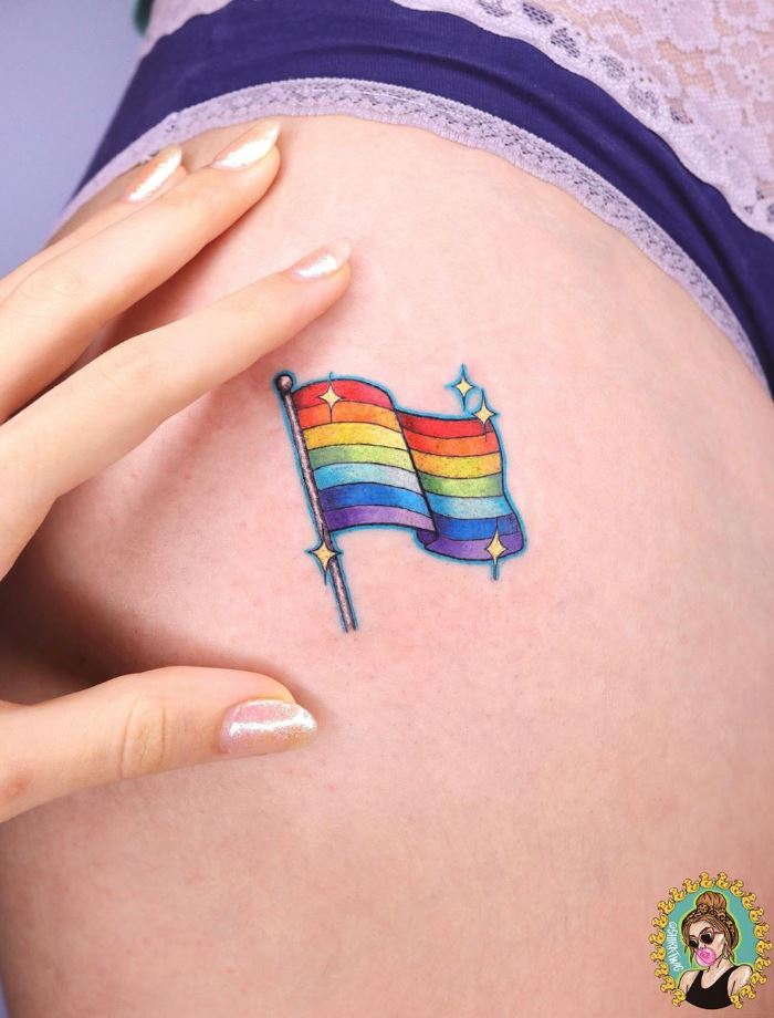 Pride Flag Tattoo