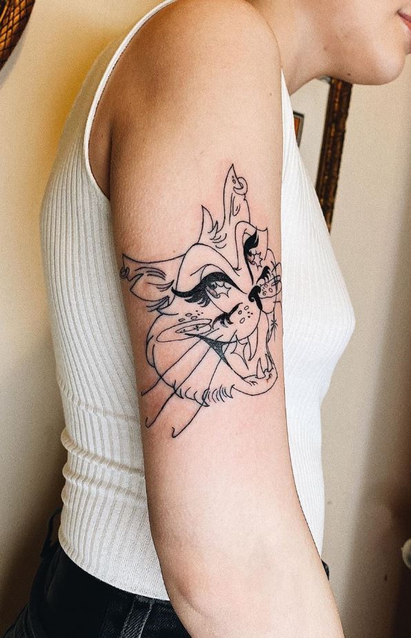Funny Cat Tattoo