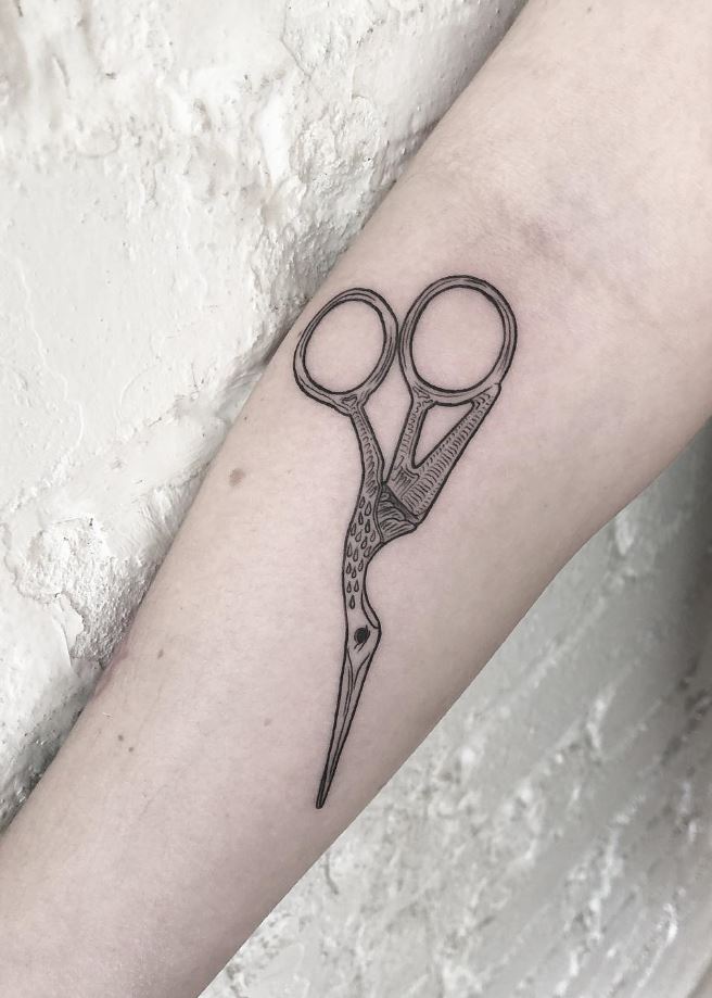 Little Scissors Tattoo