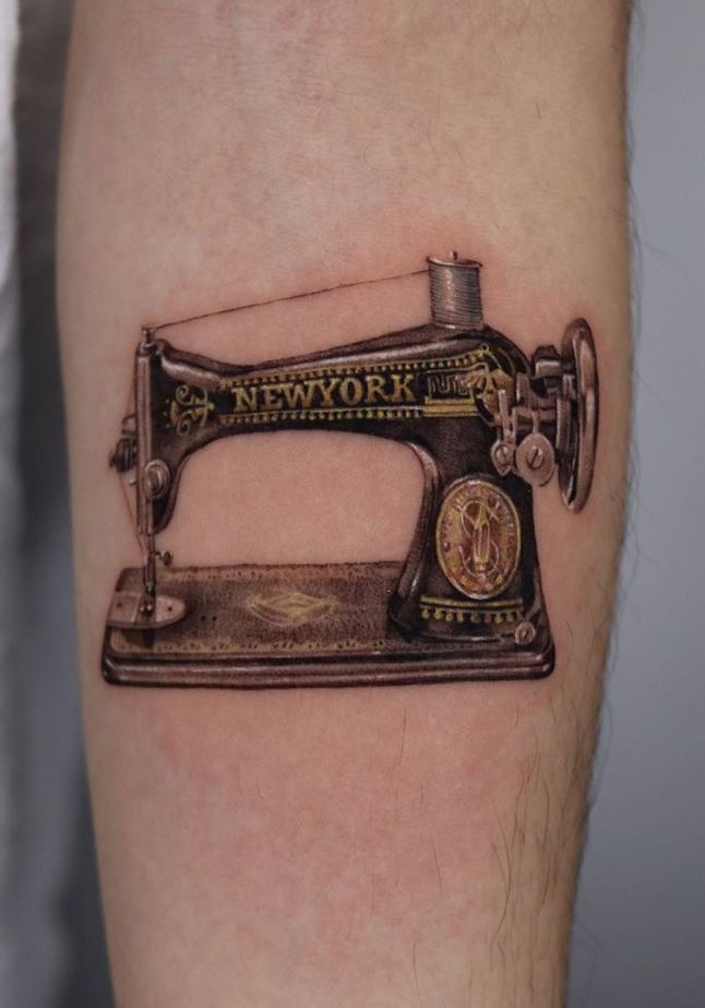 Sewing Machine Tattoo