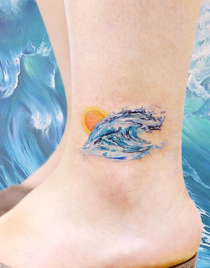 Small Wave Tattoo