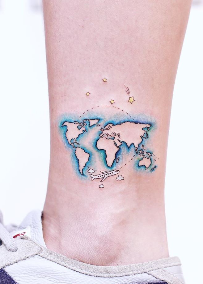 Travel The World Tattoo