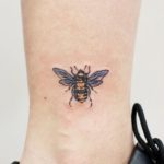 Cute Bee Tattoo
