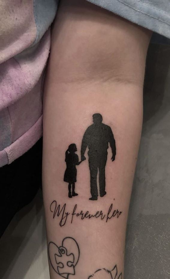 Father And Daughter Tattoo