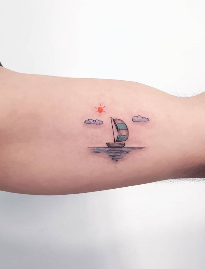Little Ship Tattoo