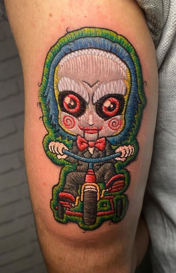 Billy The Puppet Tattoo