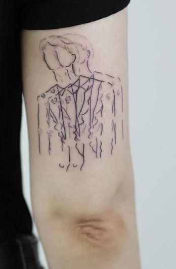 Human Portrait Tattoo