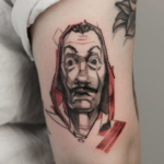 La Casa de Papel Dali Tattoo