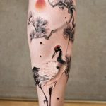 Crane Tattoo