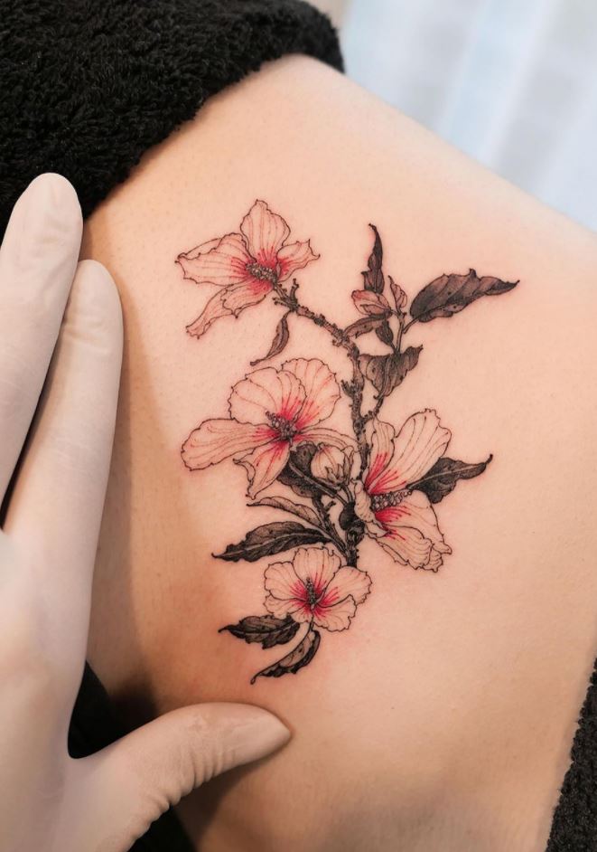 Rose Of Sharon Tattoo