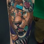 Punk Lion Tattoo