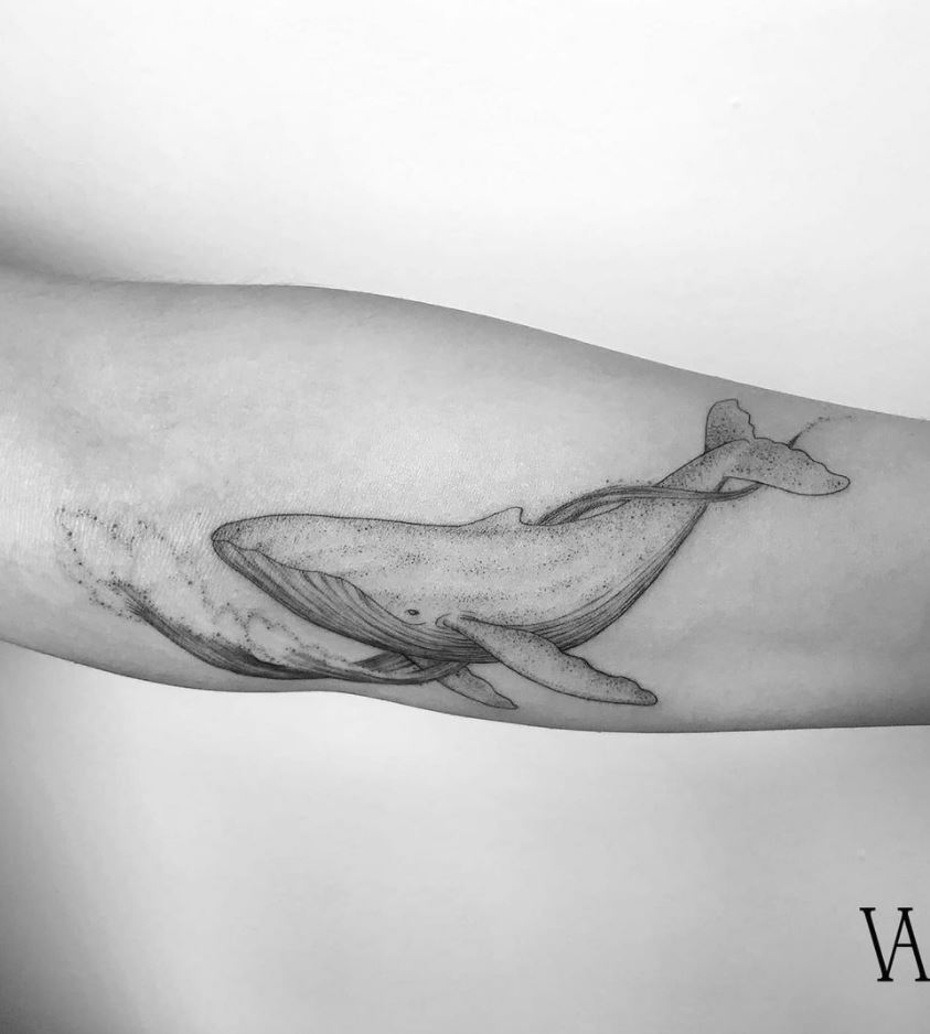 Remarkable Whale Tattoo