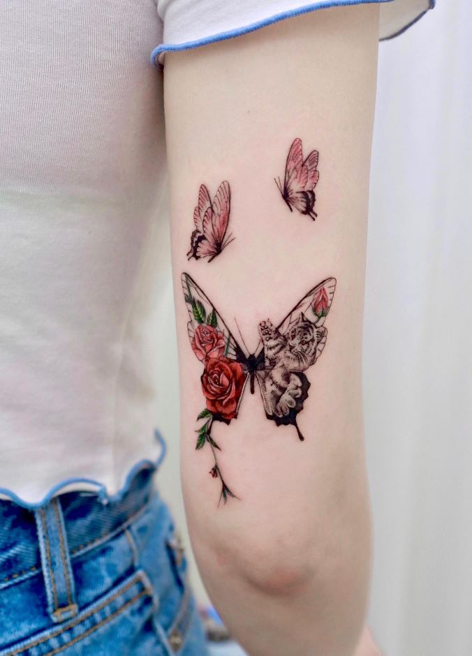 Cool Butterfly Tattoo