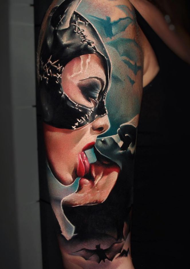 Batman And Catwoman Tattoo