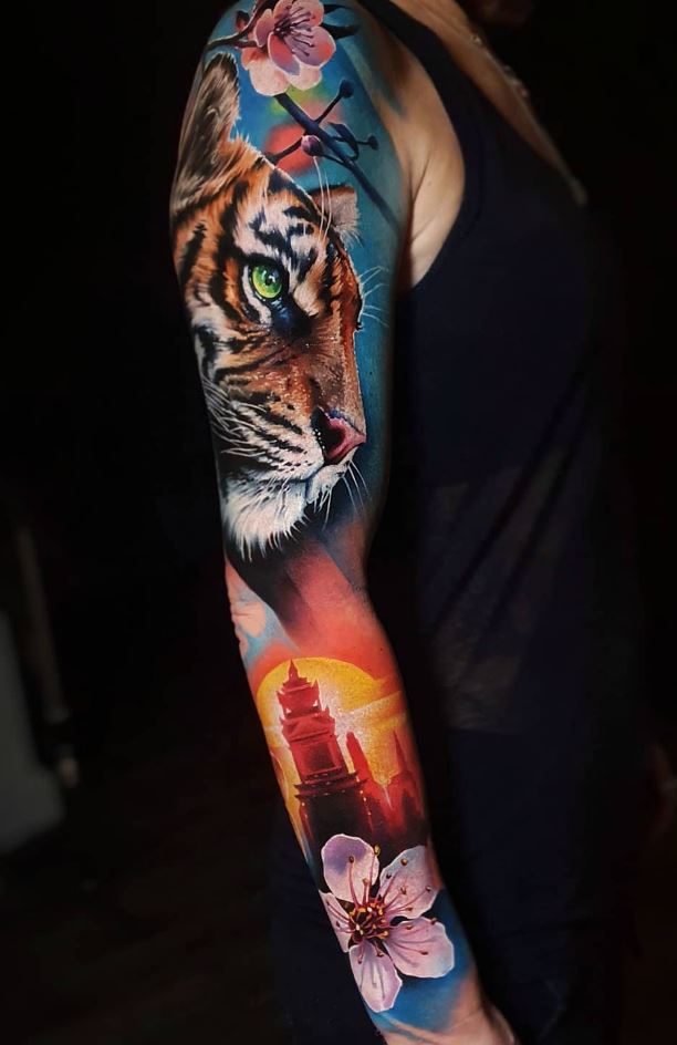 Breathtaking Sleeve Tattoo